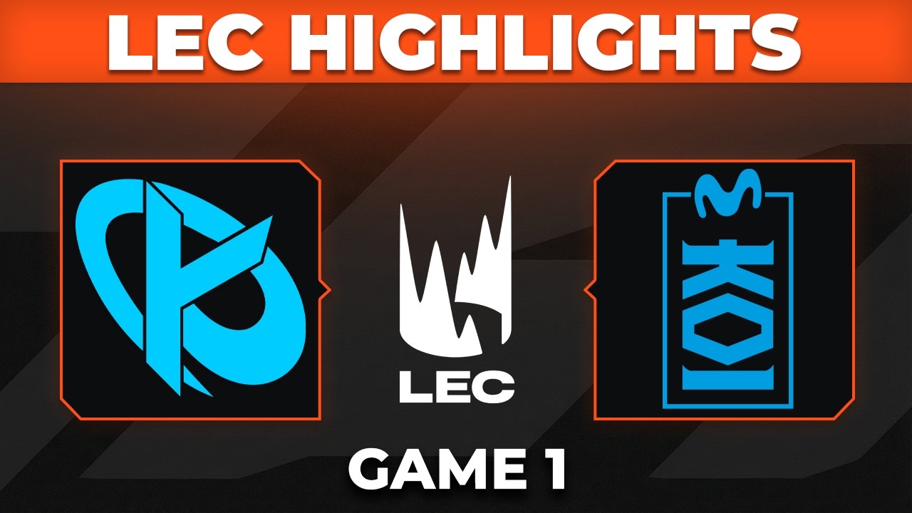 KC vs MKOI Highlights Game 1 | LEC 2026 Summer Split | Karmine Corp vs Movistar KOI
