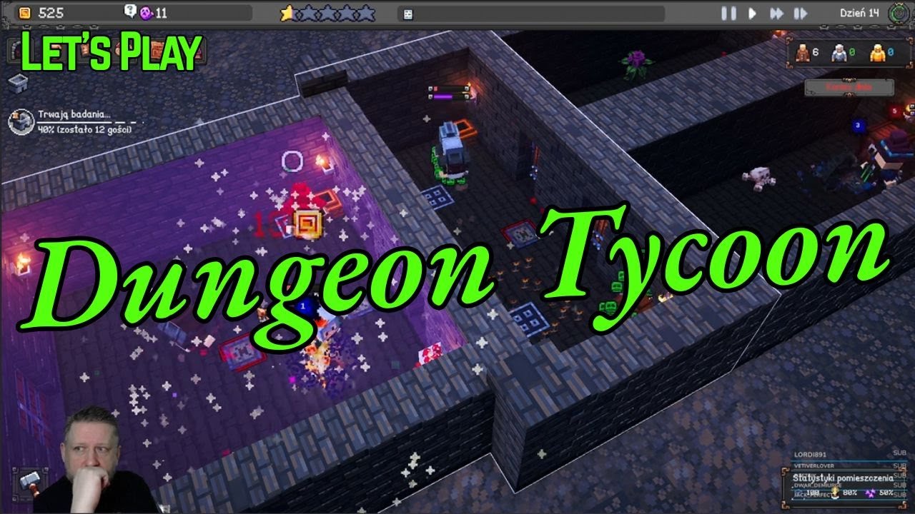 Zarządca lochu. Let's Play: Dungeon Tycoon