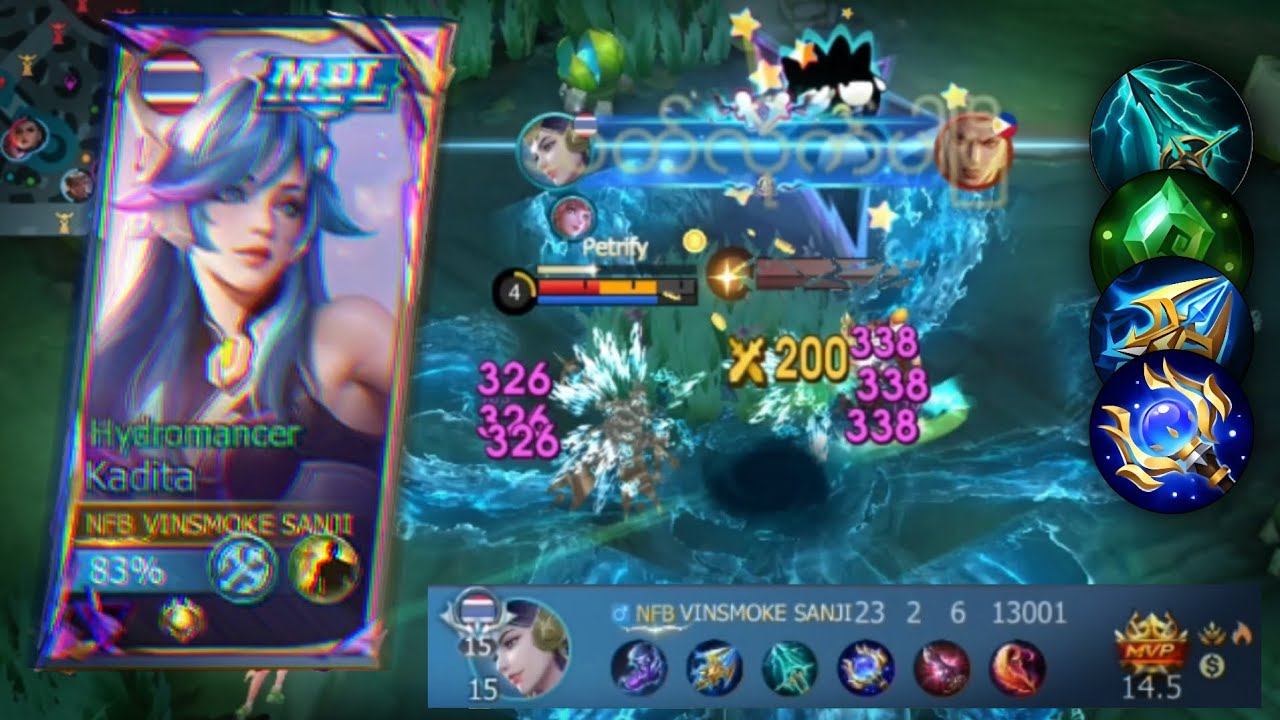 Kadita gameplay #mobilelegends #mlbb #kadita #mage