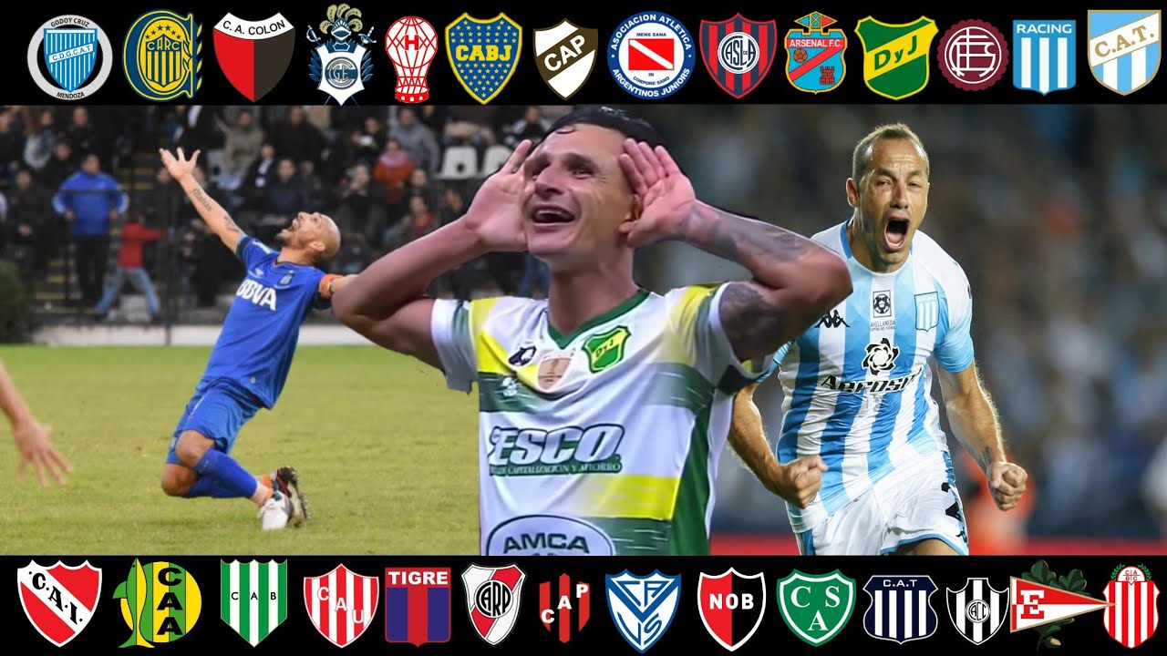 GOLES AGÓNICOS DE CADA CLUB DEL FÚTBOL ARGENTINO