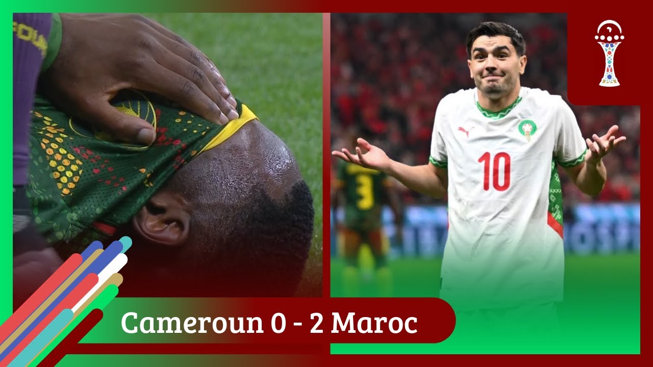 LE MAROC ASPHYXIE LE CAMEROUN AVEC AISANCE ET CONTINUE SON CHEMIN | CAN 2025 | Cameroun 0 - 2 Maroc