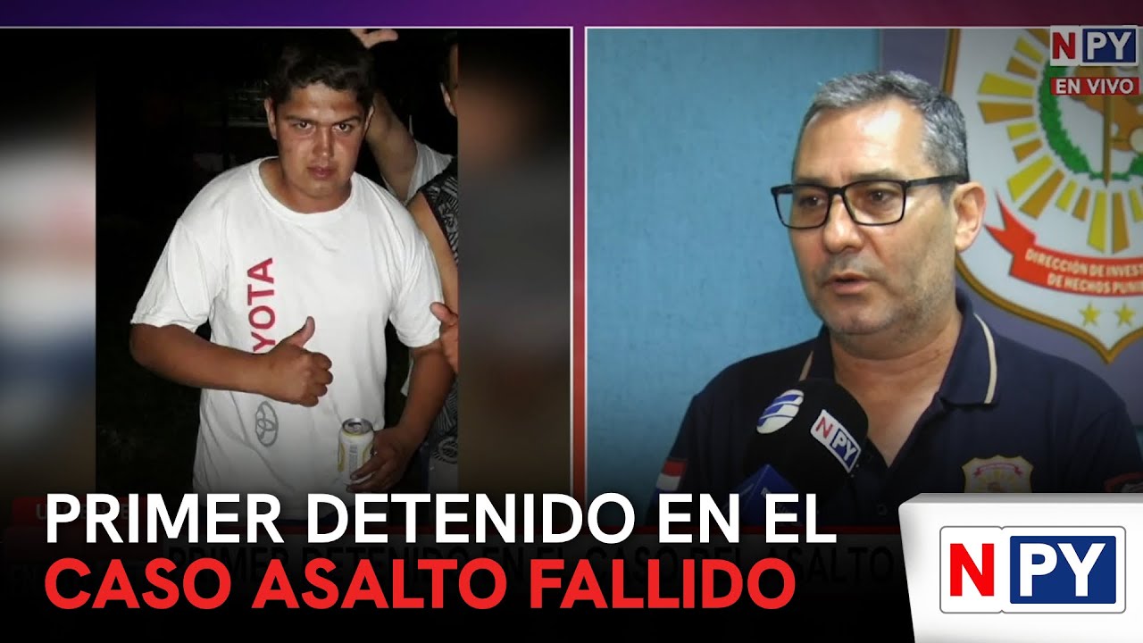 Primer detenido en el caso asalto fallido