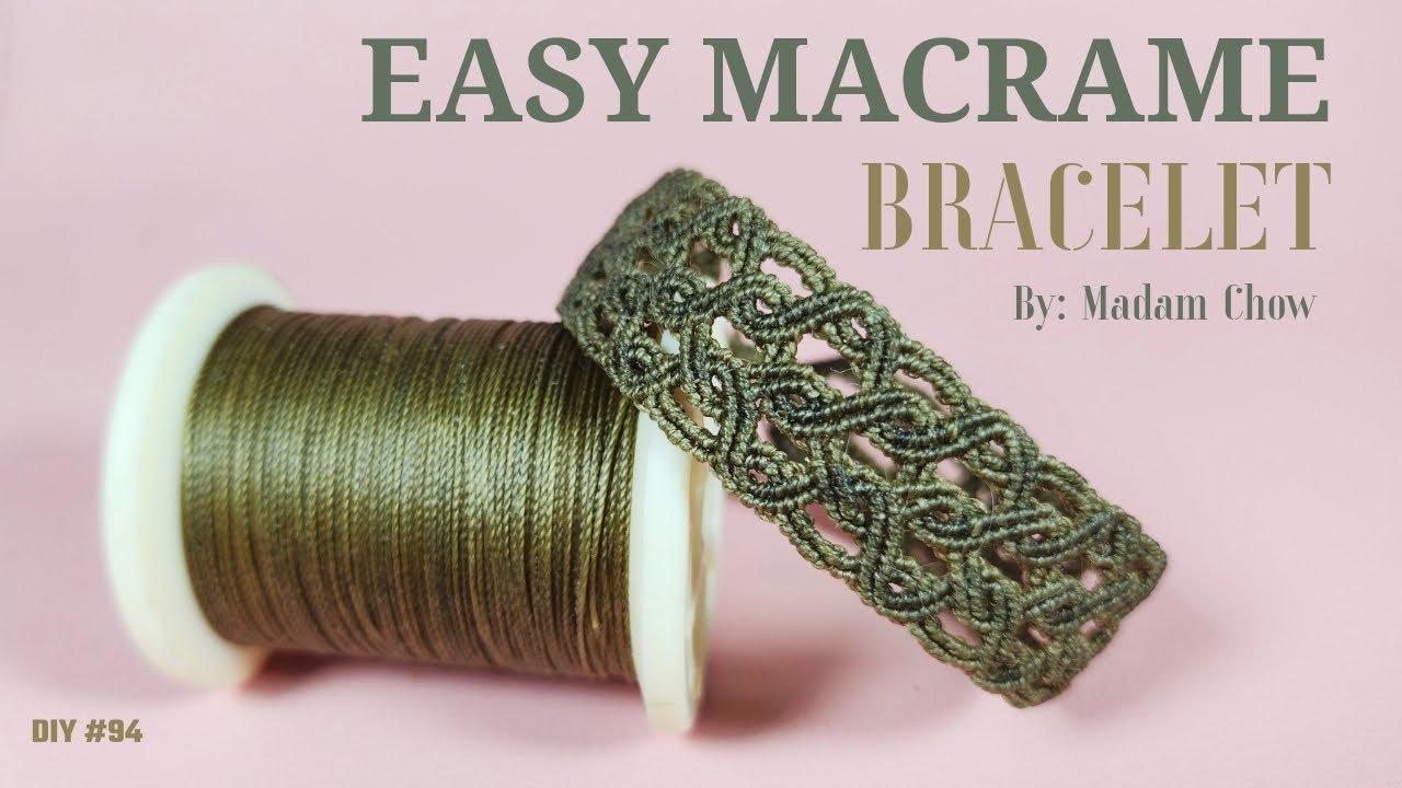 Macrame Tutorial / How To Make: Celtic Style Bracelet