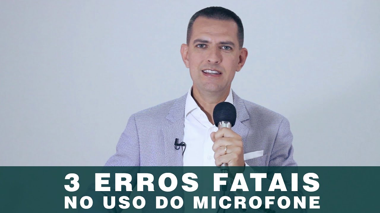 3 ERROS FATAIS no uso do MICROFONE