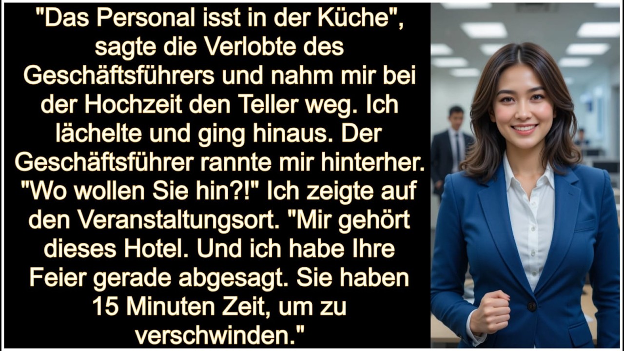 Ich stoppte die Hochzeit meines CEO-Ex – nach ihrer Beleidigung | Hotel-Rache