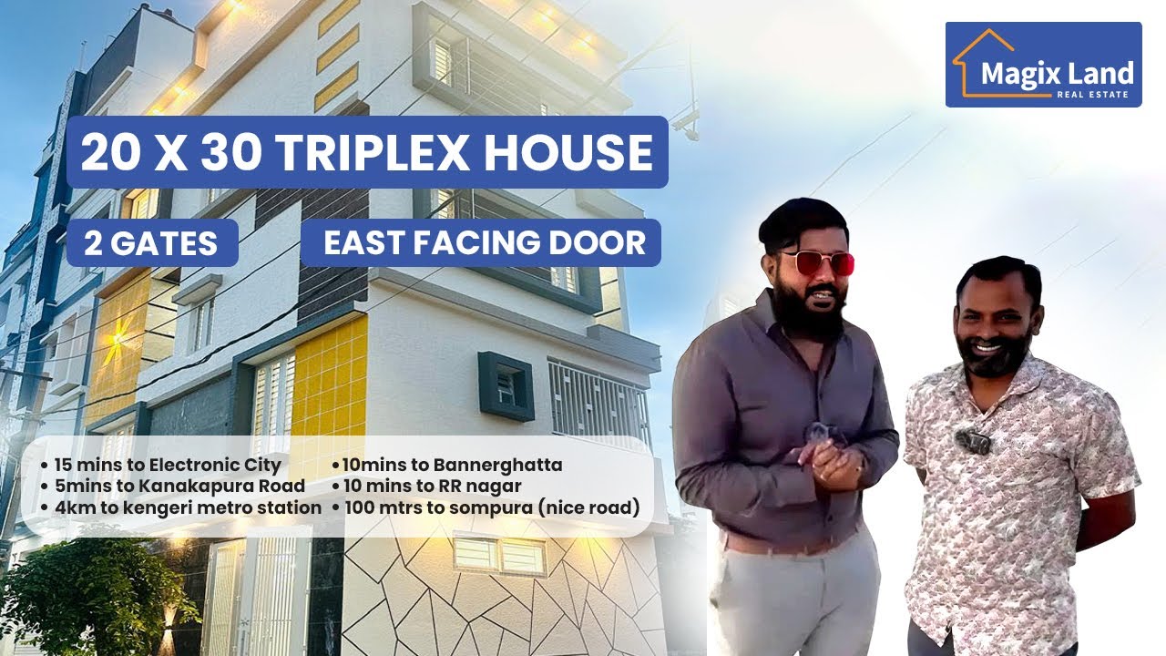 🏡 Luxurious 4BHK Triplex House | Banashankari 6th Stage | Corner Site ✨