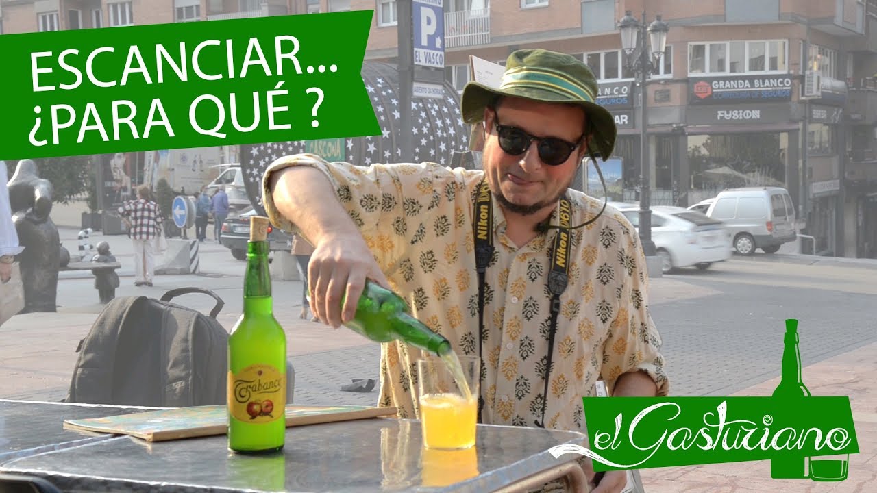 Escanciar... ¿pa qué? (con cata a ciegas)