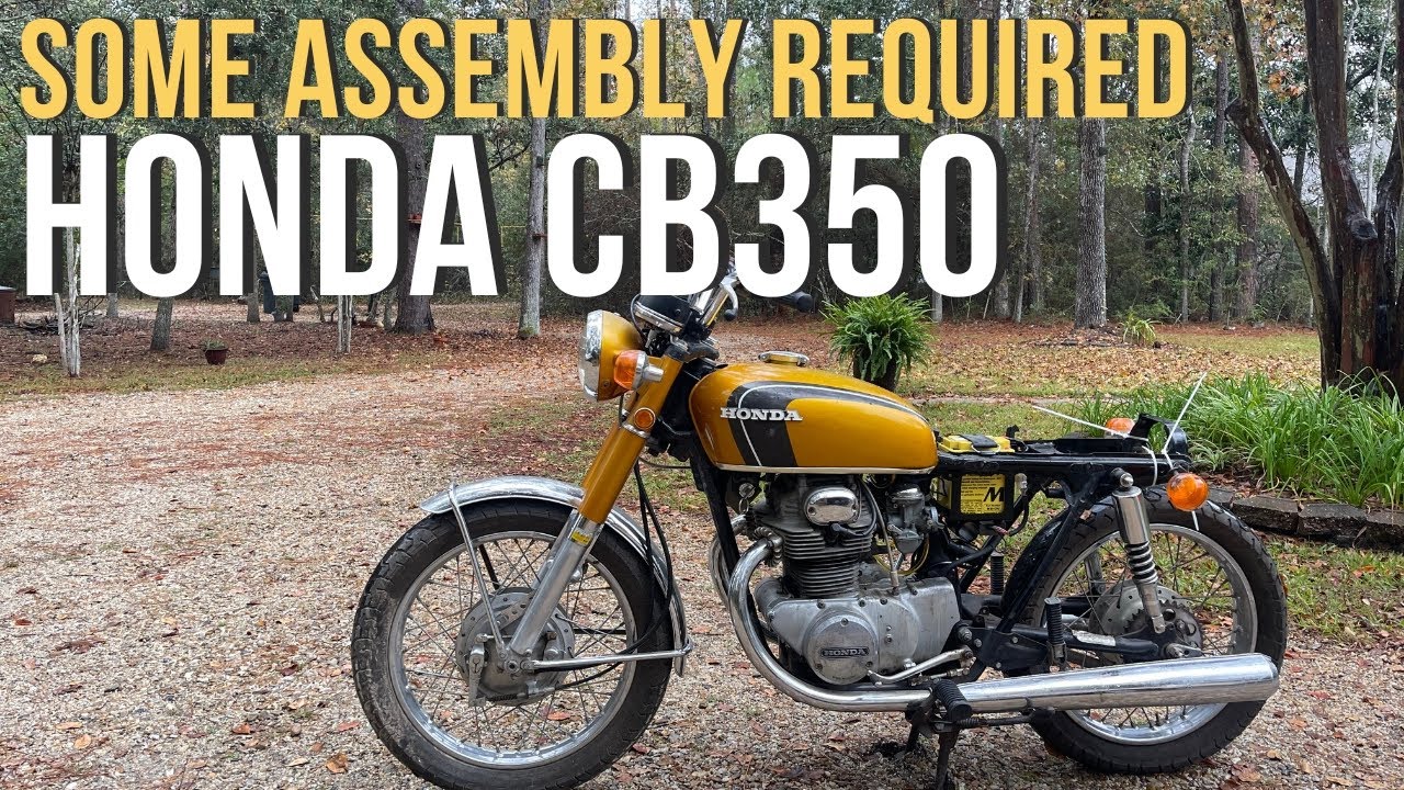 1971 Honda CB350: Some Assembly Required #cb350
