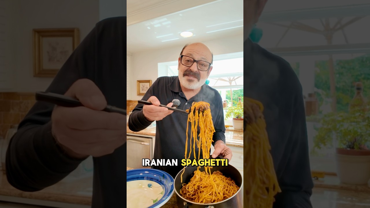 Did you know Iranians make their own version of Spaghetti called Macaroni? #iranianfood #recipe #cwy