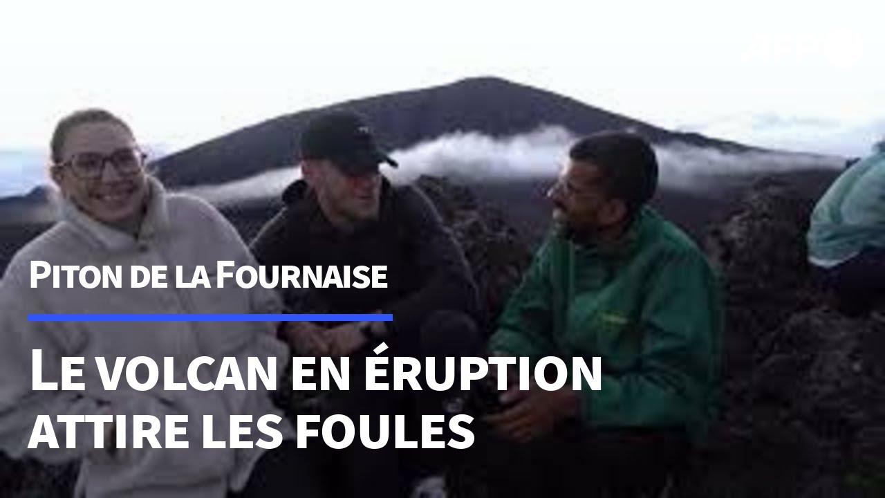 La R&eacute;union: &eacute;ruption du volcan du Piton de la Fournaise | AFP