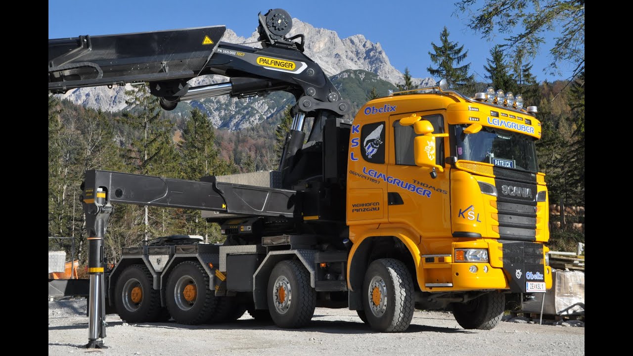 Scania G490 8x6 - Palfinger PK165002 - Leimgruber
