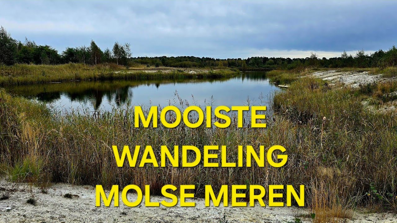 De mooiste wandeling van het Jaar 2023 Molse Meren in België 4K