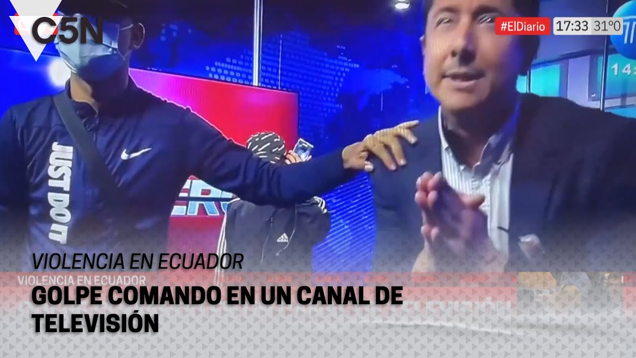 ECUADOR: un GRUPO ARMADO tomó un CANAL de TV en vivo y SECUESTRÓ a los EMPLEADOS