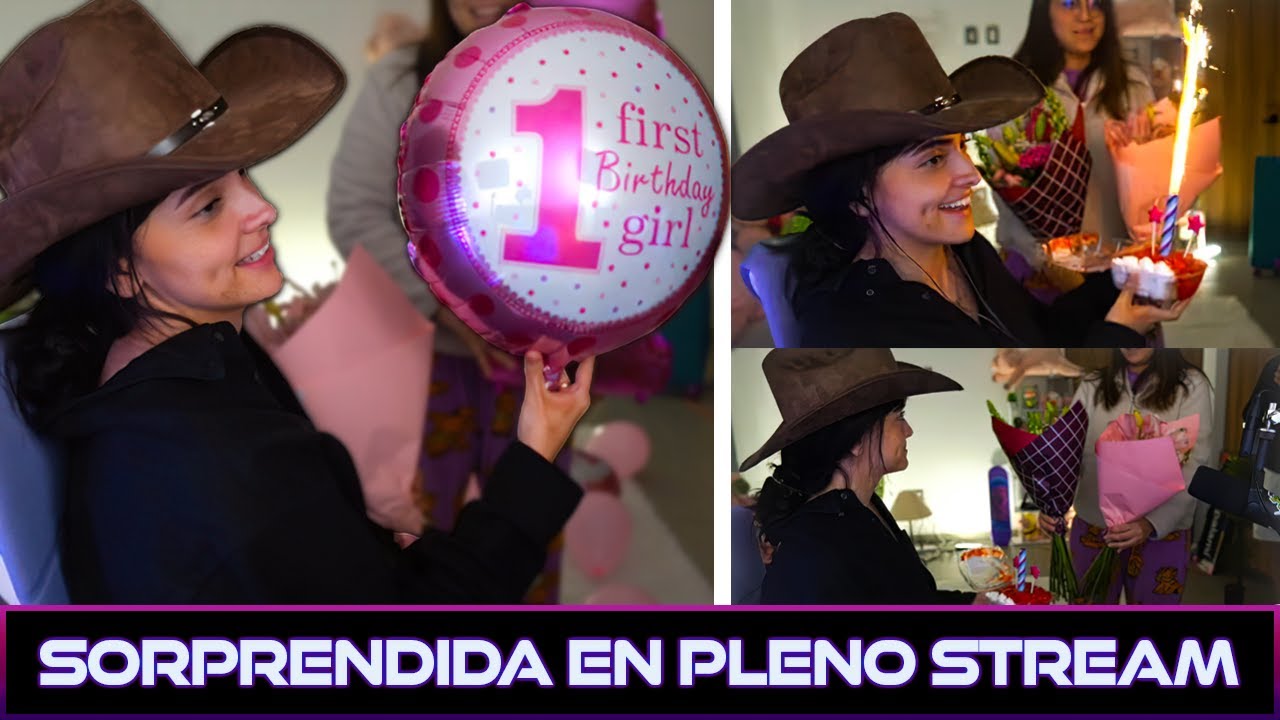 VICKY ES SORPRENDIDA POR ROCÍO EN SU CUMPLEAÑOS EN PLENO STREAM 🎉 #vickypalami #kick