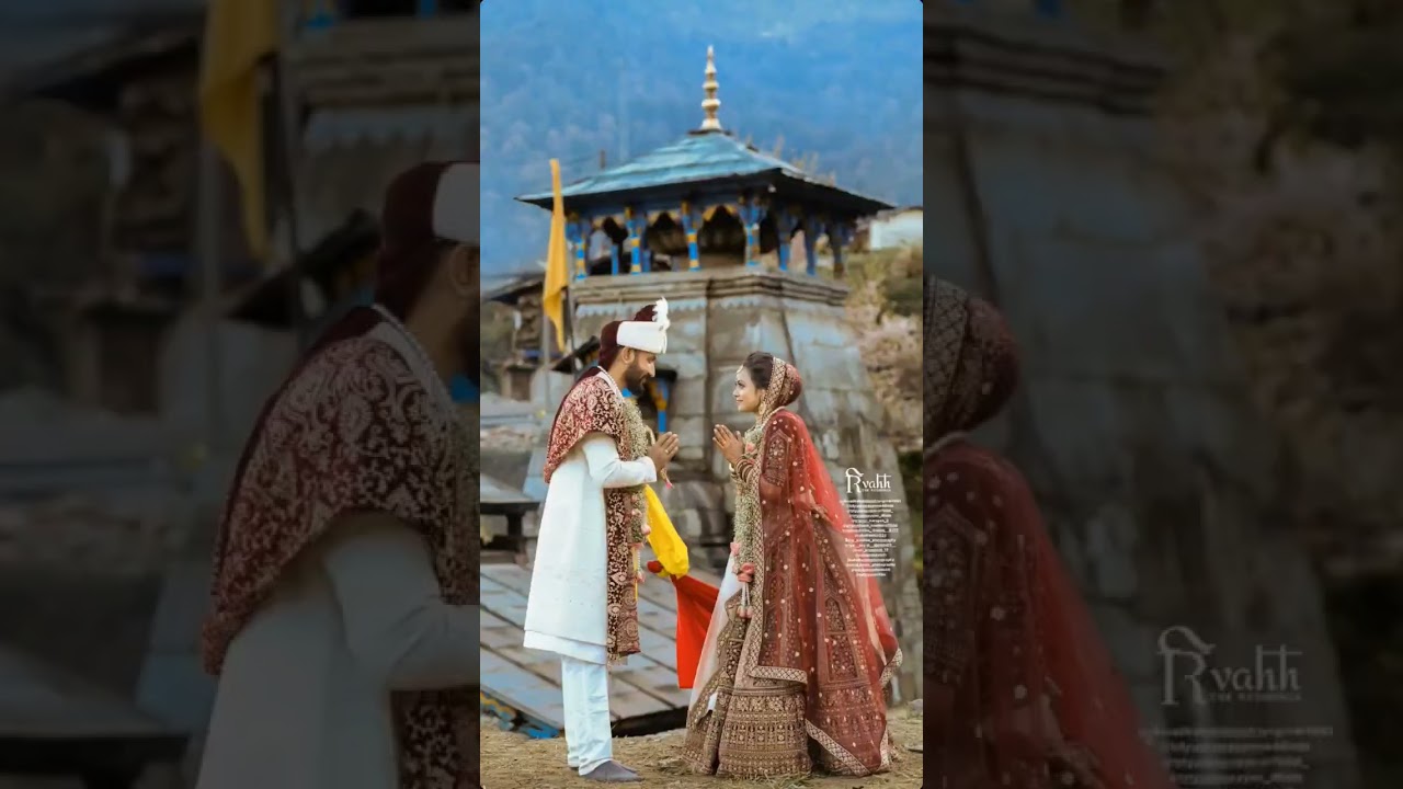 Wedding in Himalayas at Shree Triyuginarayan temple with Shivalik valley resort