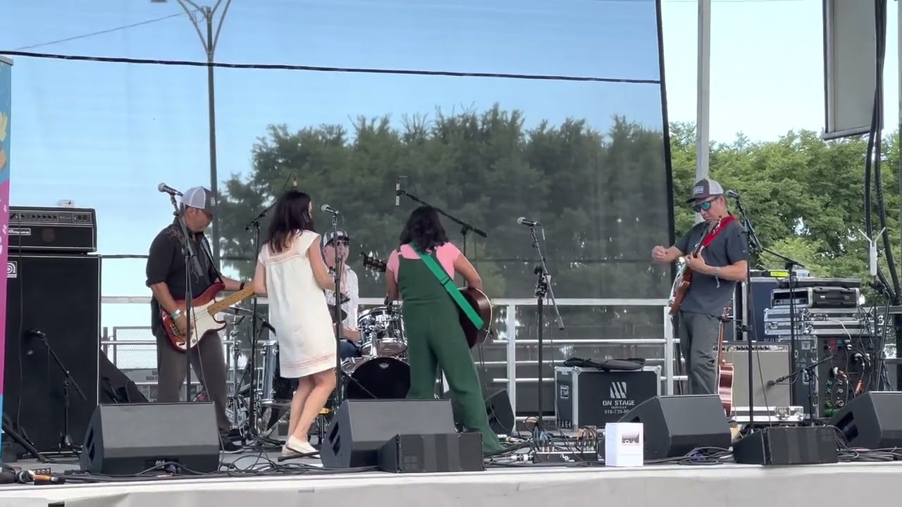 Little Miss Ann Band at Lollapalooza Kids Stage 2022 playing 