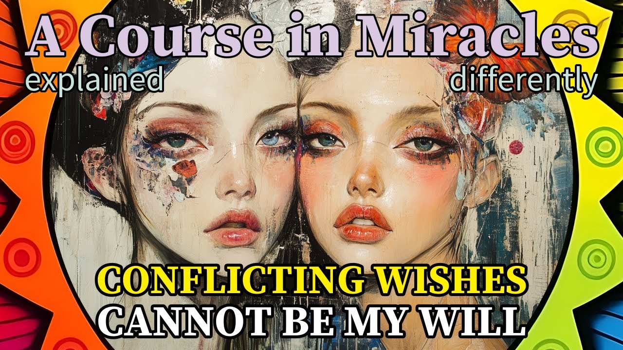 L307: Conflicting wishes cannot be my will. [A Course in Miracles, explained differently]
