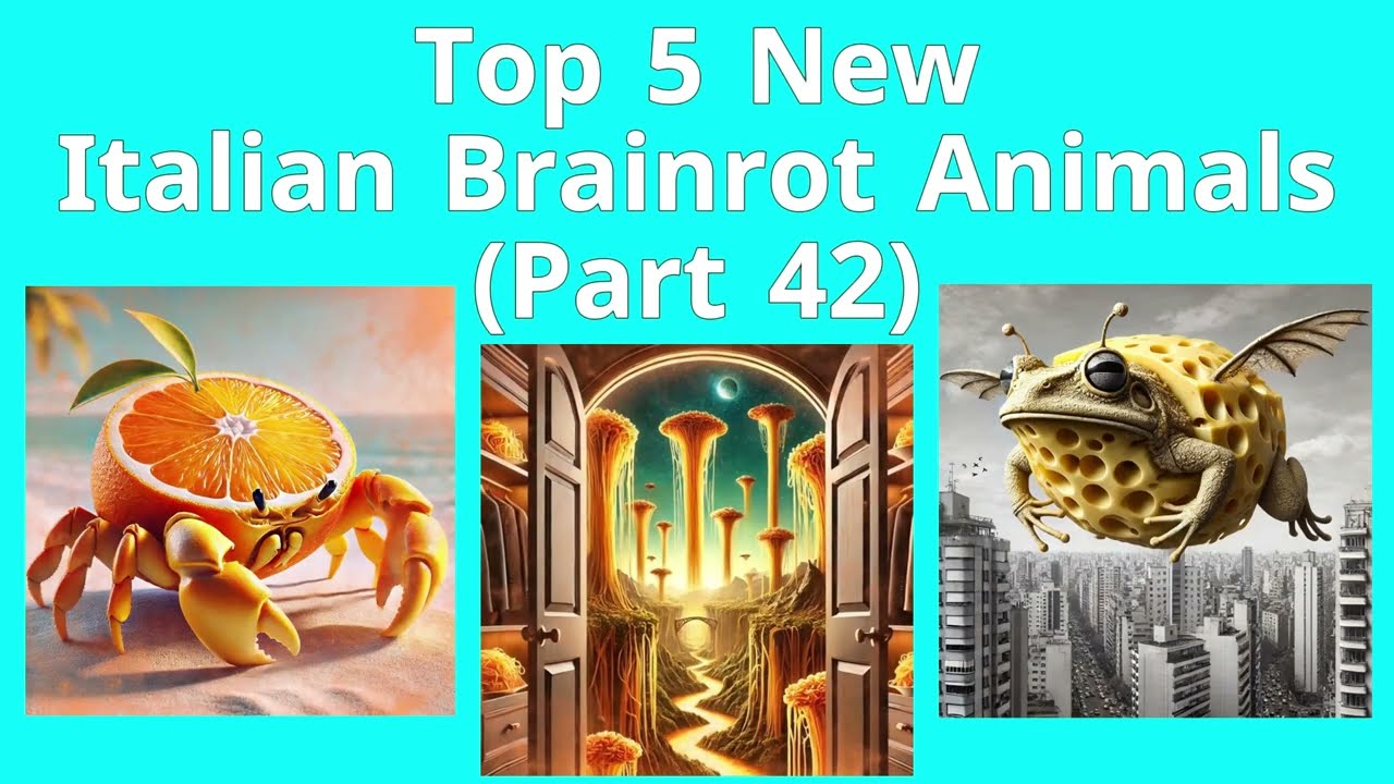 Top 5 New Italian Brainrot Animals (Part 42)