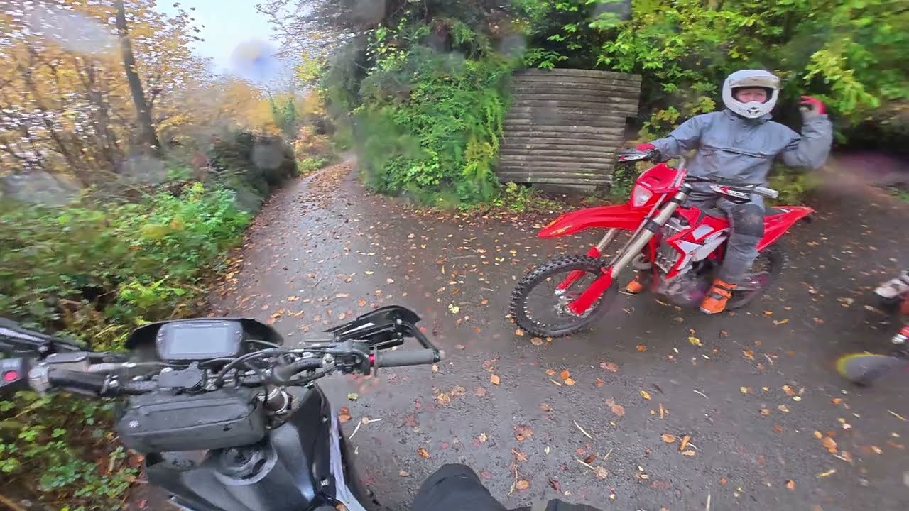 Newynydd - Exploring Monmouthshire Green Lanes with the Forest & Wye Group on my CRF450RX.