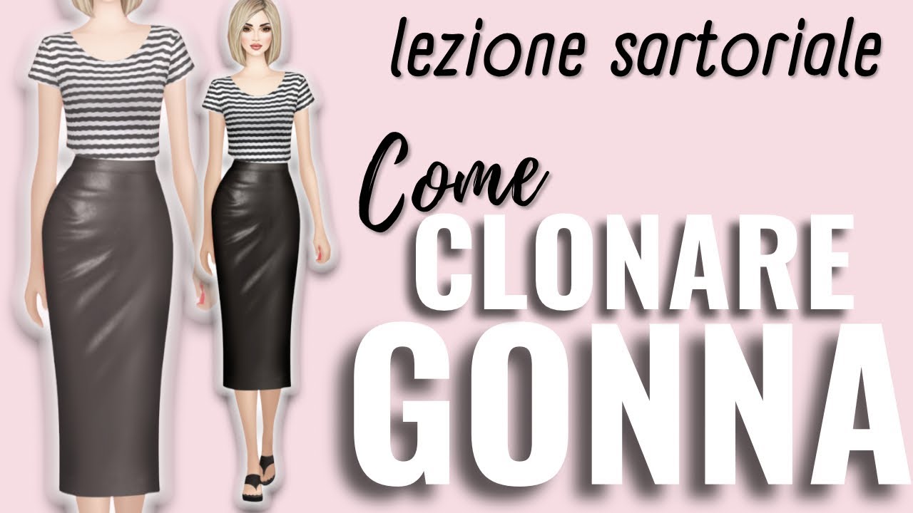 ✂️CLONARE GONNA CON ELASTICO | Lezione di sartoria con @cri.carpent