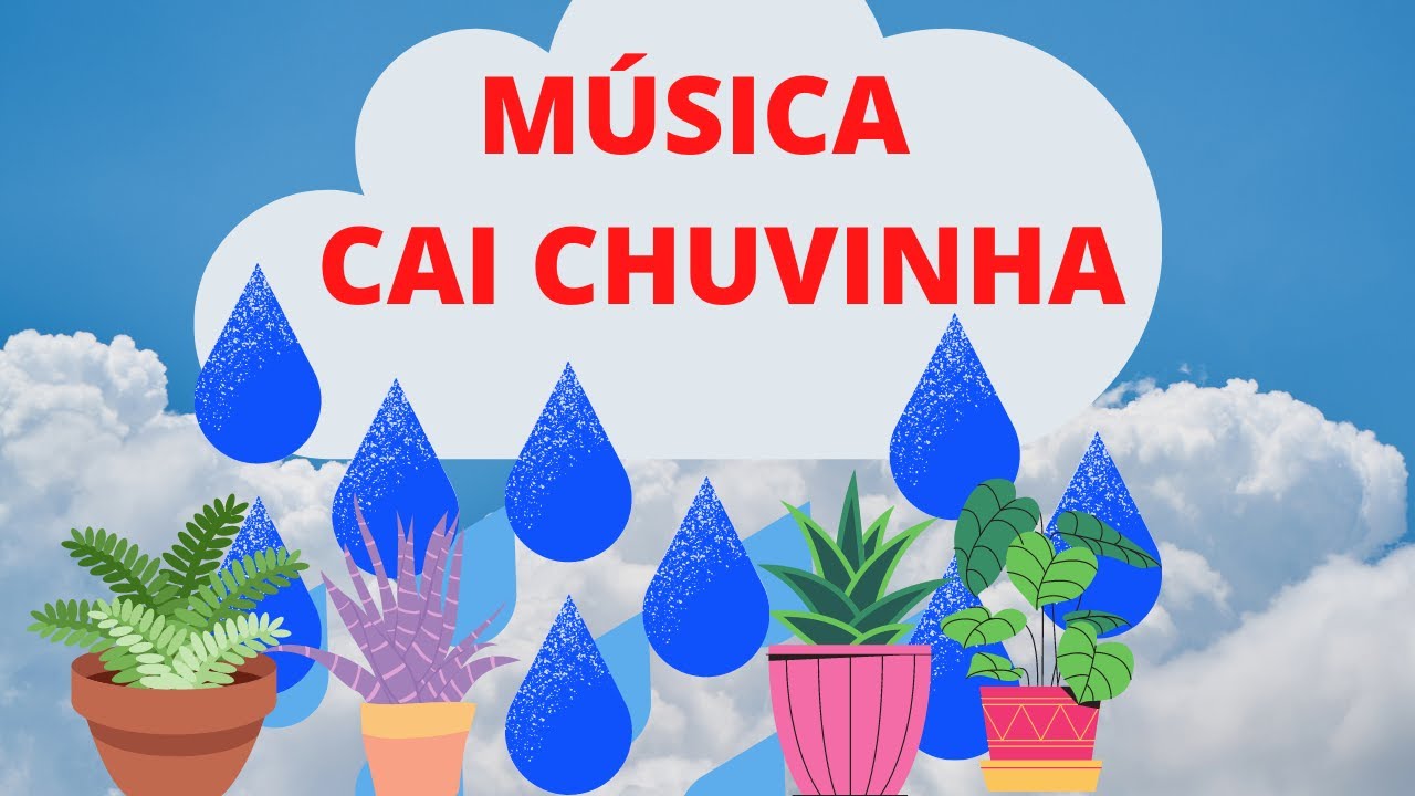 Fundo do Vídeo Cai Chuvinha/ Música Infantil # Dia Mundial da Água.