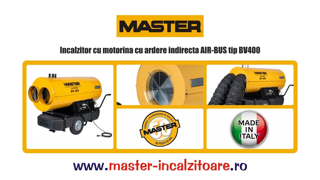 Incalzitor cu motorina cu ardere indirecta AIR-BUS tip BV400