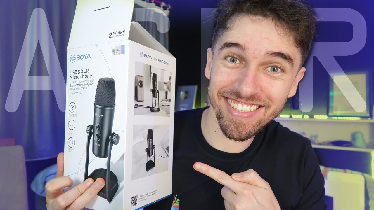 VOCÊ PRECISA DESSE NOVO MICROFONE para sentir ASMR novamente | BOYA BY-PM700 PRO
