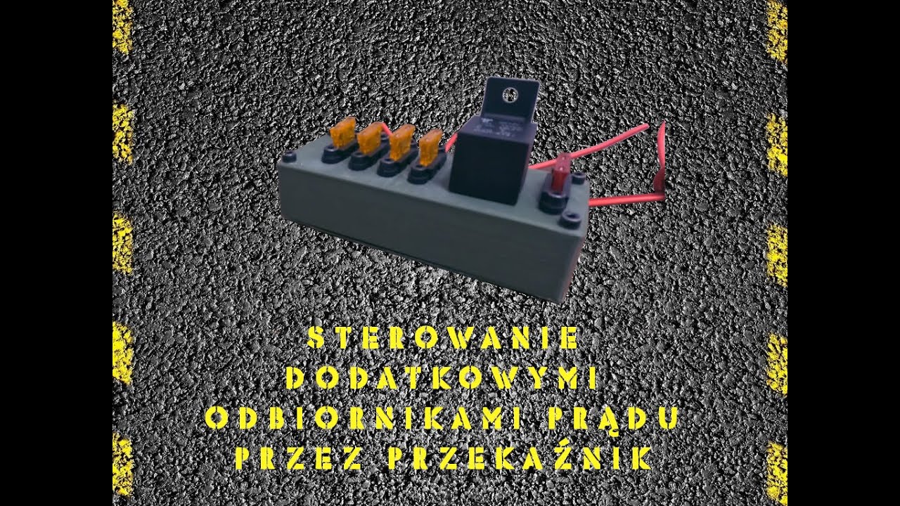 Budowa sterownika do zasilania dodatkowych odbiorników prądu w motocyklu / samochodzie