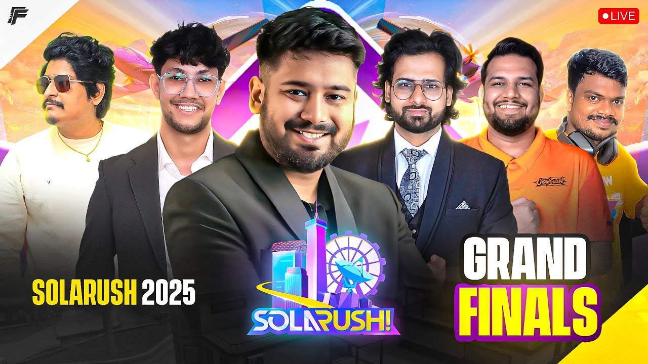 Grand Finale | Free Fire Max | Solara Cup 2025 | #freefire #totalgaming #freefirelive
