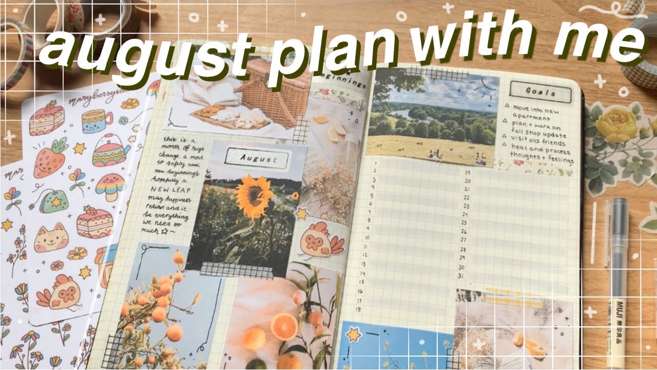 august 2021 bullet journal setup ☆ reclaiming my life again ✨