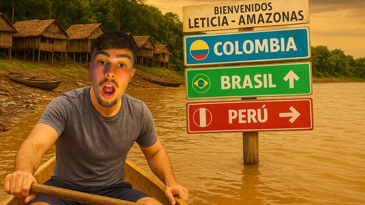 Visiting 3 Countries In The Amazon Jungle In 24 Hours! 🇧🇷🇨🇴🇵🇪