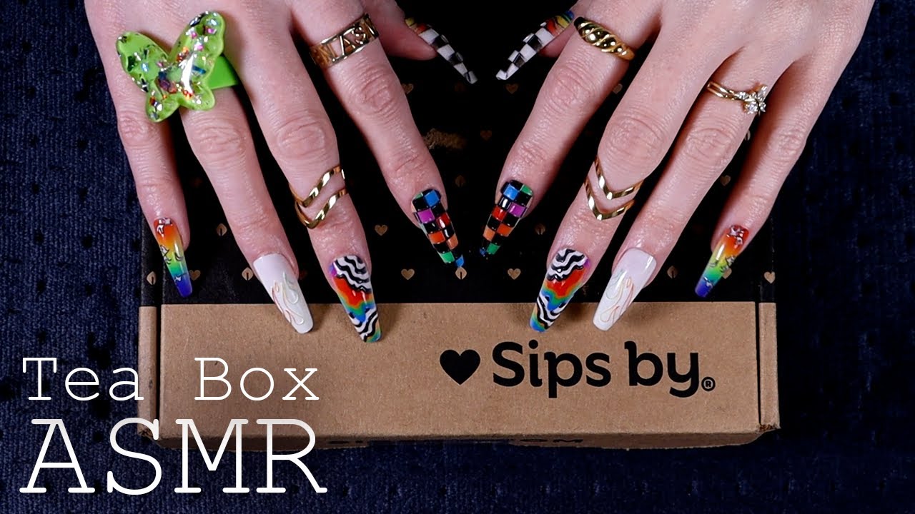 ASMR Sips By Tea Unboxing *NO TAPPING* (🎧 soft spoken, tracing, crinkles)