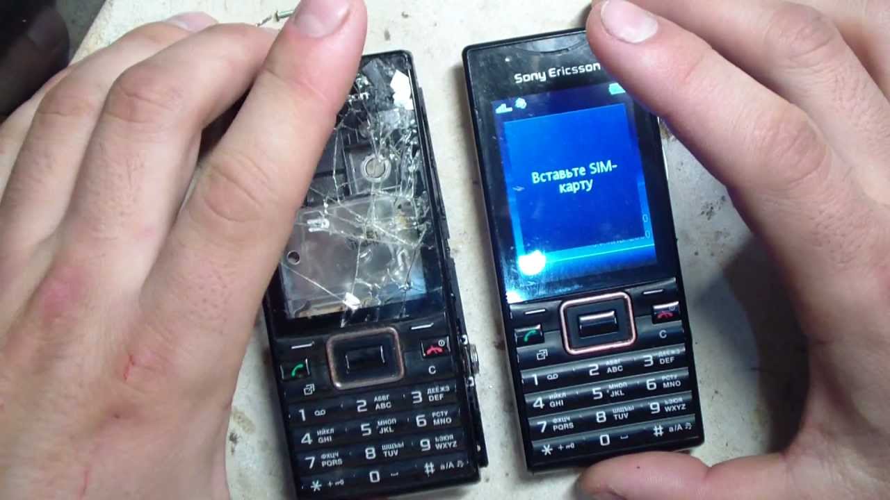 Замена корпуса и дисплея на sonyercsson J10 i2