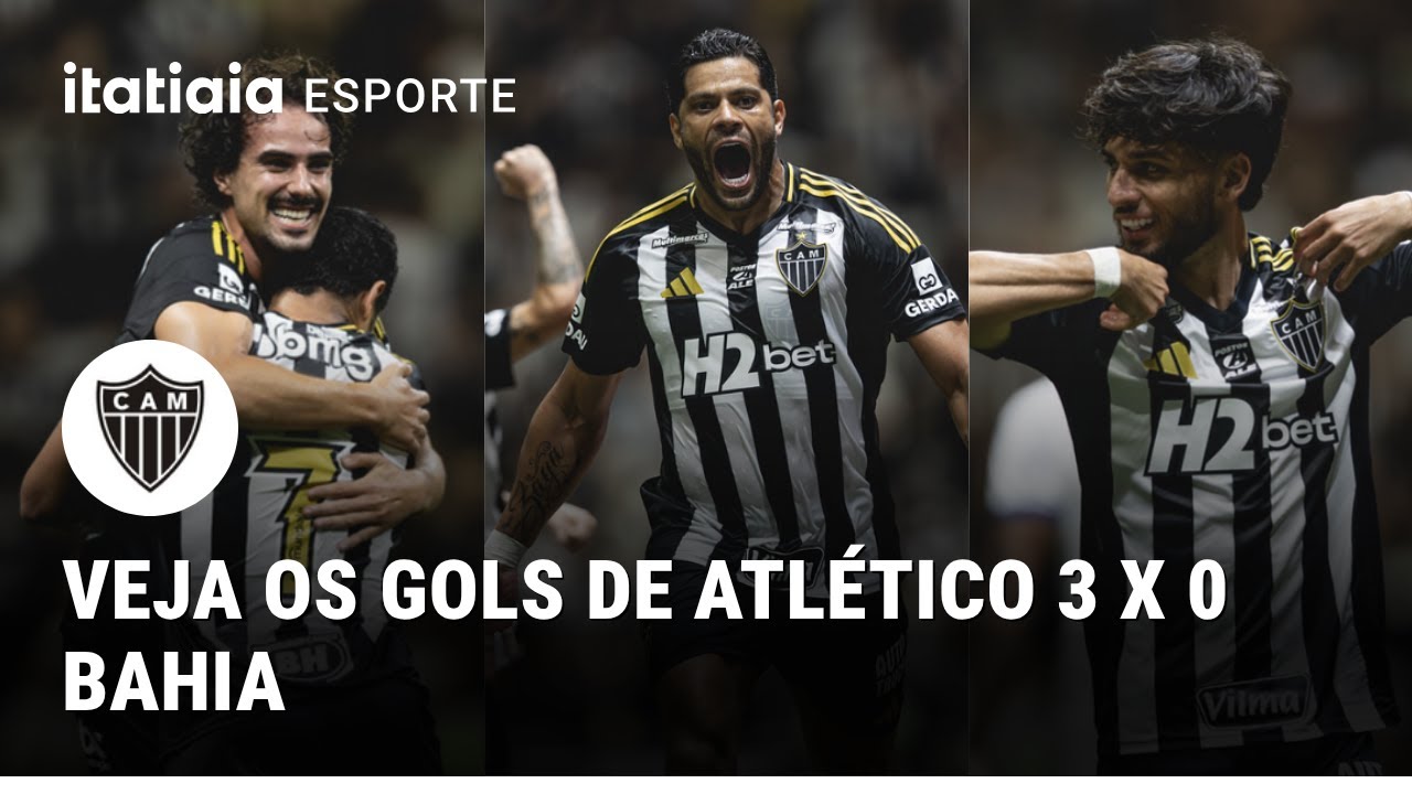 VEJA OS GOLS DE HULK, IGOR GOMES E BIEL PELO ATL&Eacute;TICO CONTRA O BAHIA