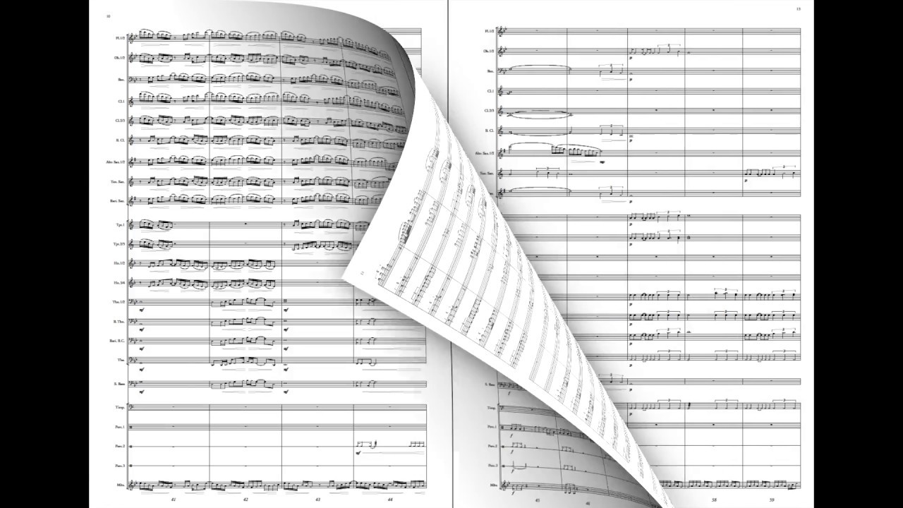 Surfonic Winds by Adrian Hallam. Concert Band print music.