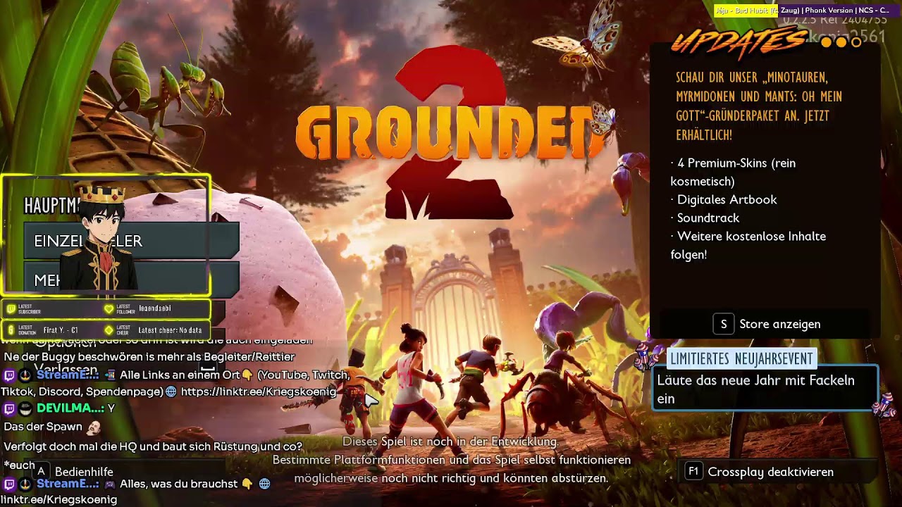 Ich Zocke Zum Ersten mal Grounded! I Grounded 2 (DE)