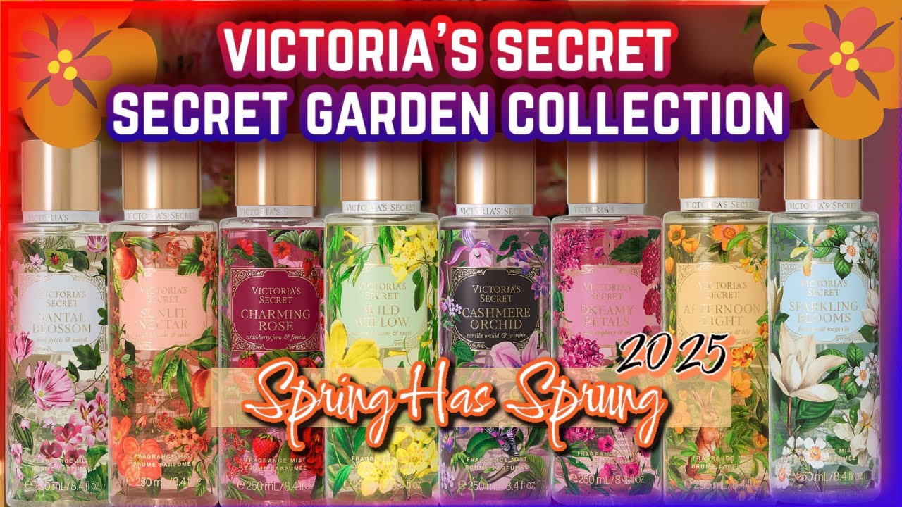 💐NEW💐  VICTORIA'S SECRET SECRET GARDEN COLLECTION |  SPRING 2025 SCENTS | Everything Empo