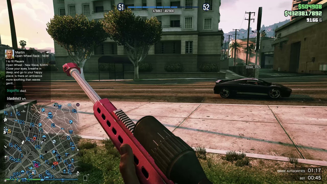 Gta Online (pc) (freeroam) fighting JustSaiyanX ft modder mikaeeel69