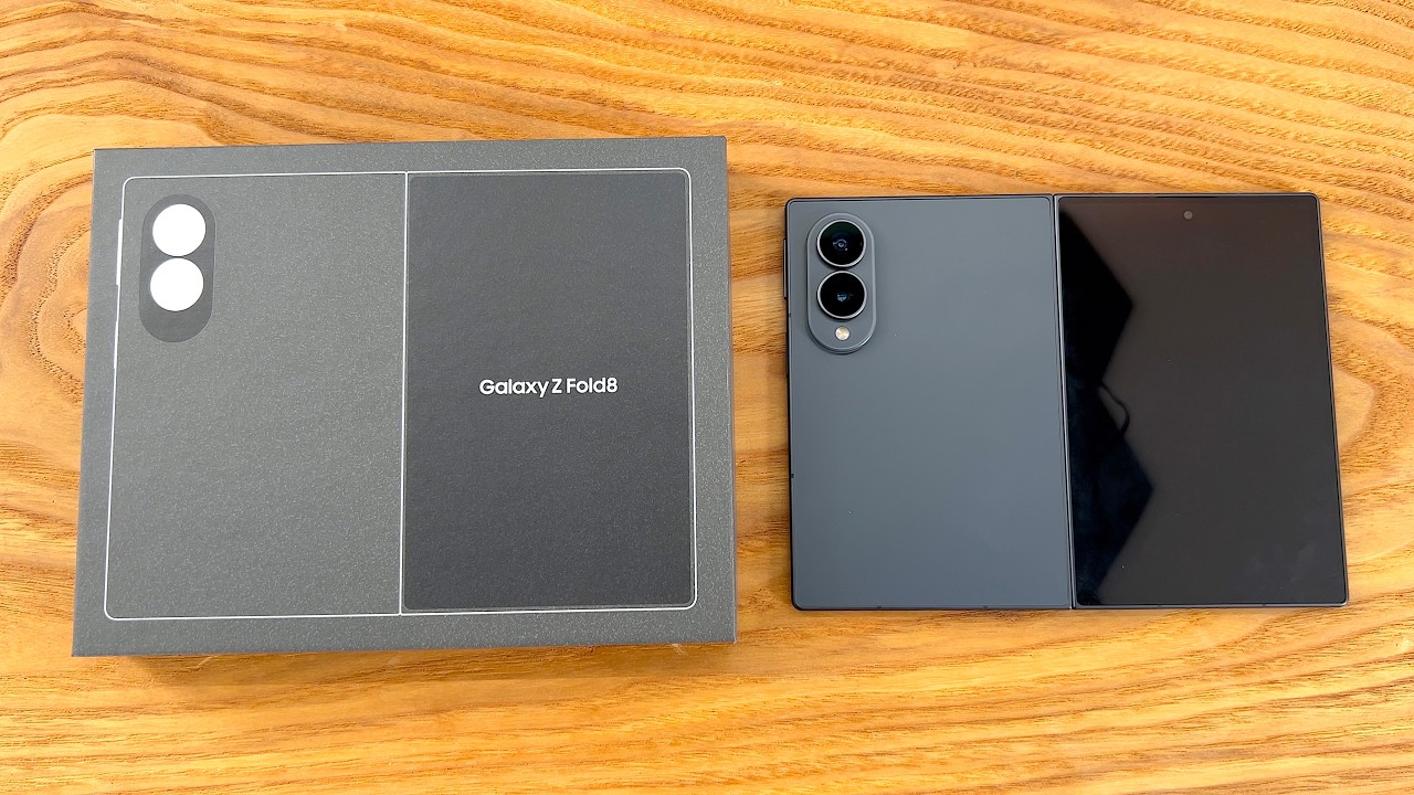 Распаковка и первые впечатления от Samsung Galaxy Z Fold 8 (графитовый)!