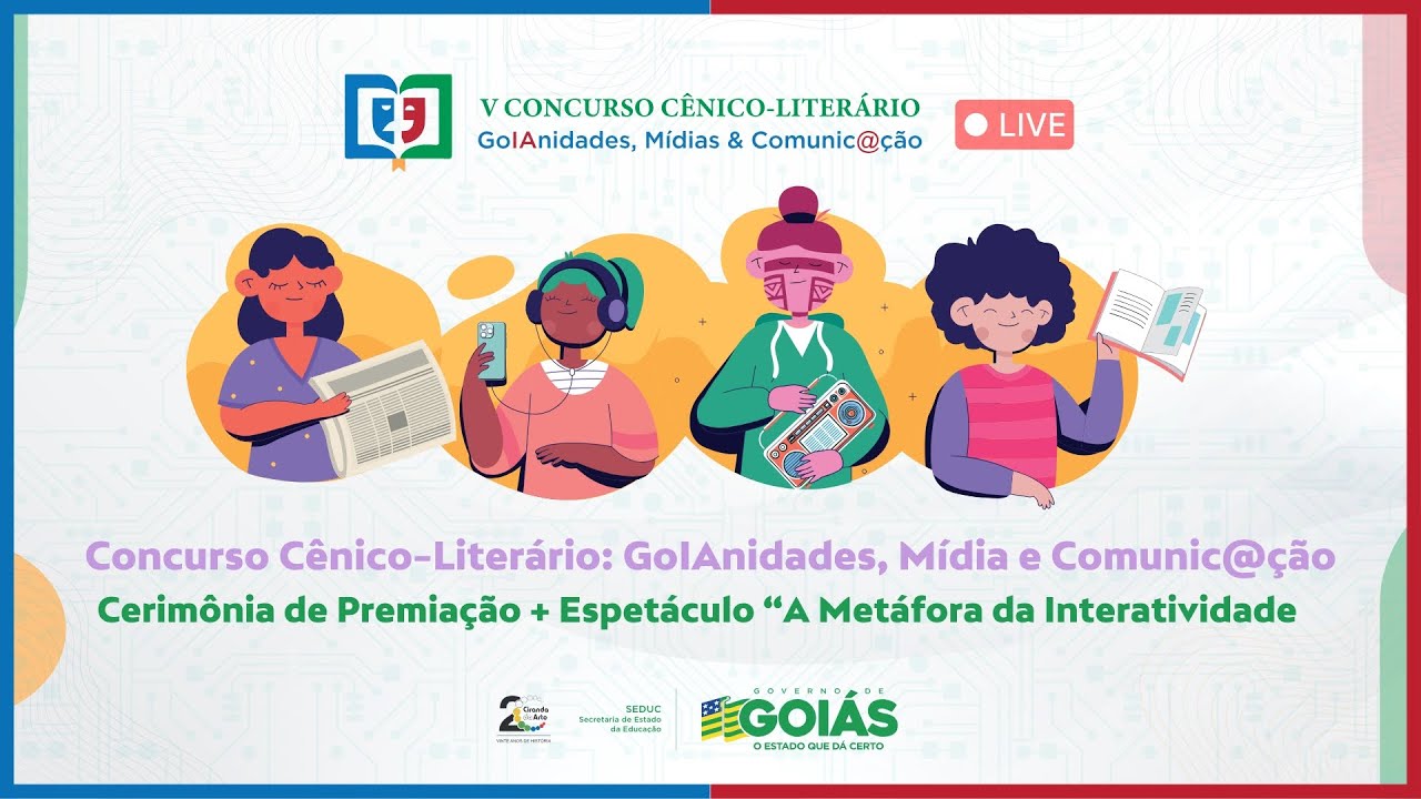 V Concurso Cênico-Literário: Cerimônia de Premiação + Espetáculo 