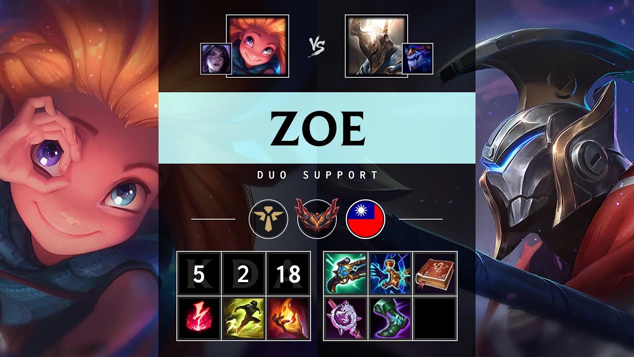 Zoe Support vs Pantheon - TW Grandmaster Patch 25.18