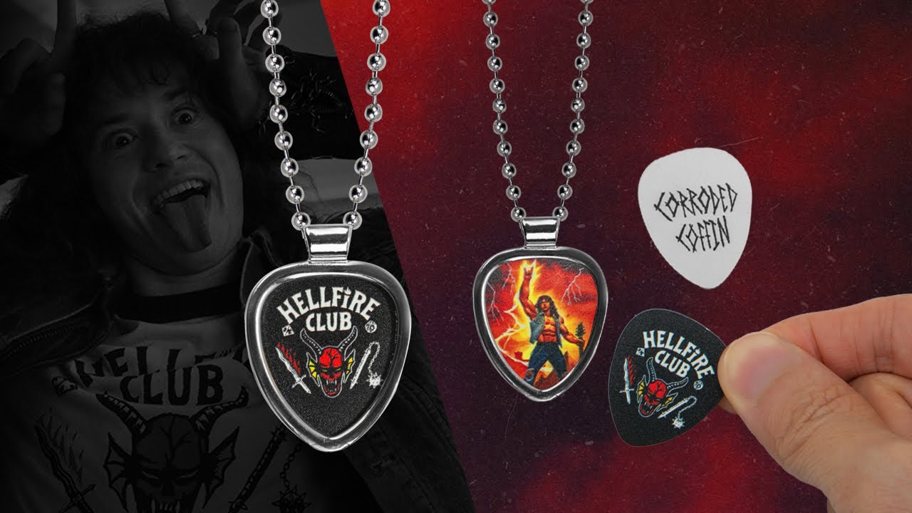 Eddie Munson Guitar Pick Necklace | Stranger Things | Cinereplicas
