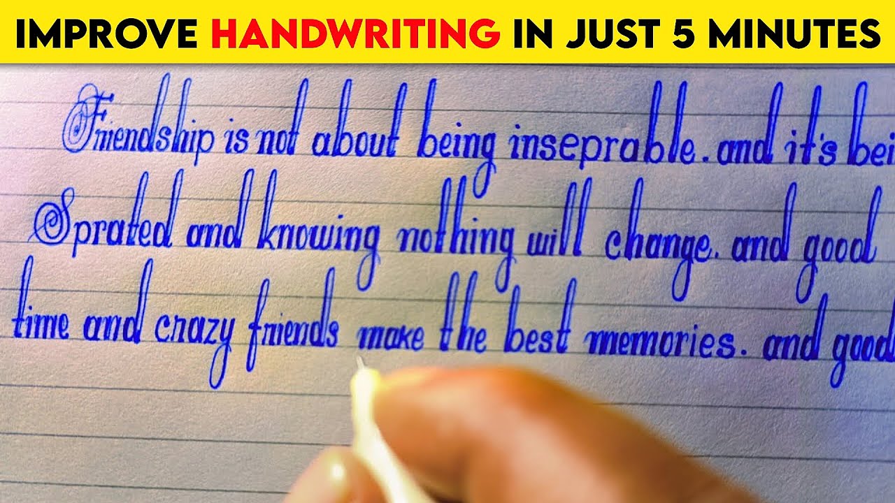 How To Improve Your HandWriting in Just 5 Minutes | Think Stream