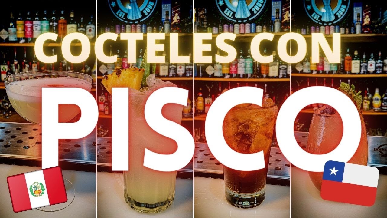 🇨🇱🇵🇪MEJORES COCTELES CON PISCO PERUANO Y CHILENO🇵🇪🇨🇱 MEJORES RECETAS #1