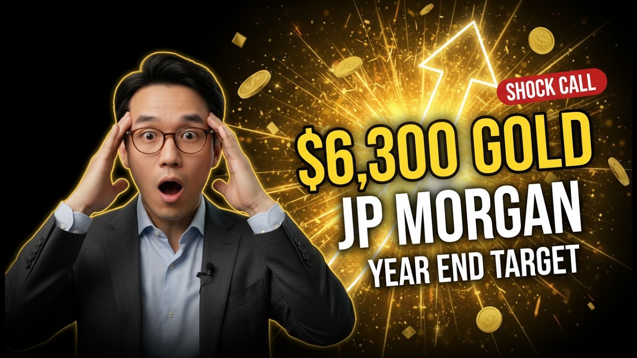$6,300 — JP Morgan's Year-End Gold Target and The Data Behind It