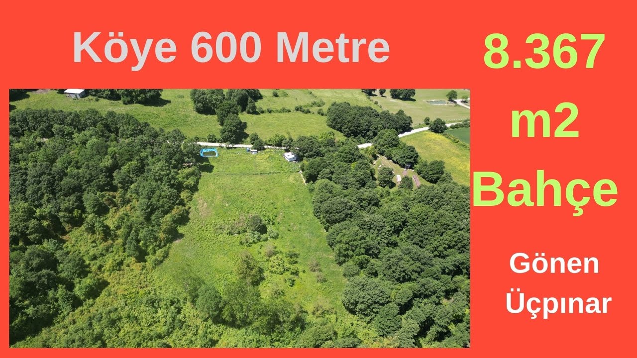 x Keşif Arazi 8.367 m2 Satılık Bahçe.  Balıkesir Gönen Üçpınar 131 ada 31 parsel.  3.200.000