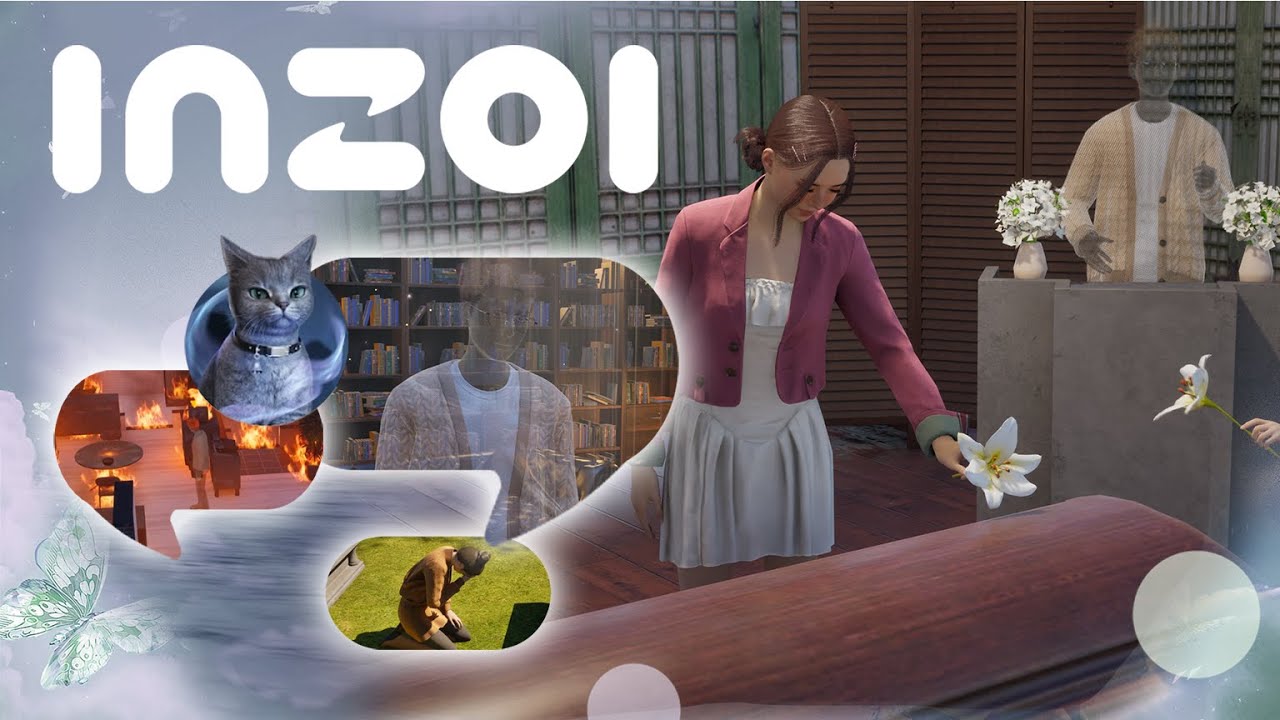 Играем в inZOI: Призраки, навыки призраков и похороны #12
