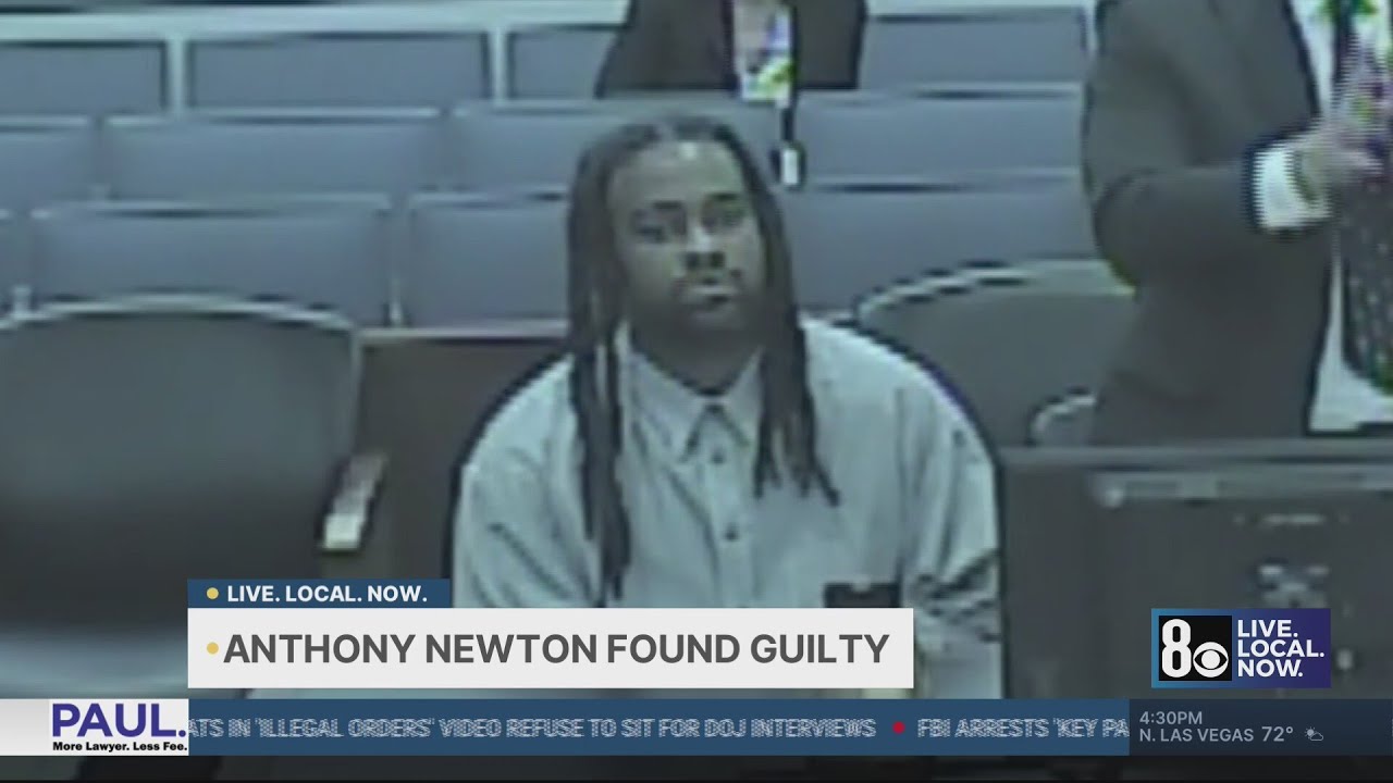 Clark County jury finds Anthony Newton guilty; death penalty removed