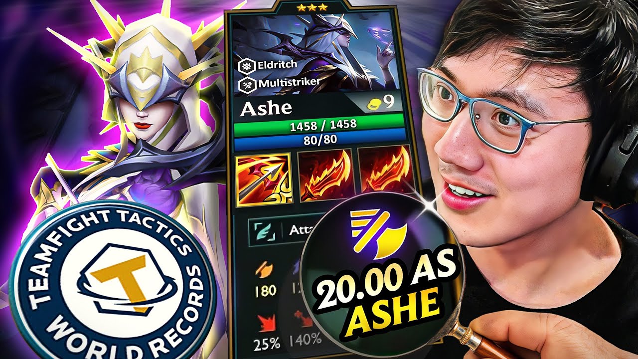 World Record For Fastest Ashe 3 (20.00 Attack Speed)