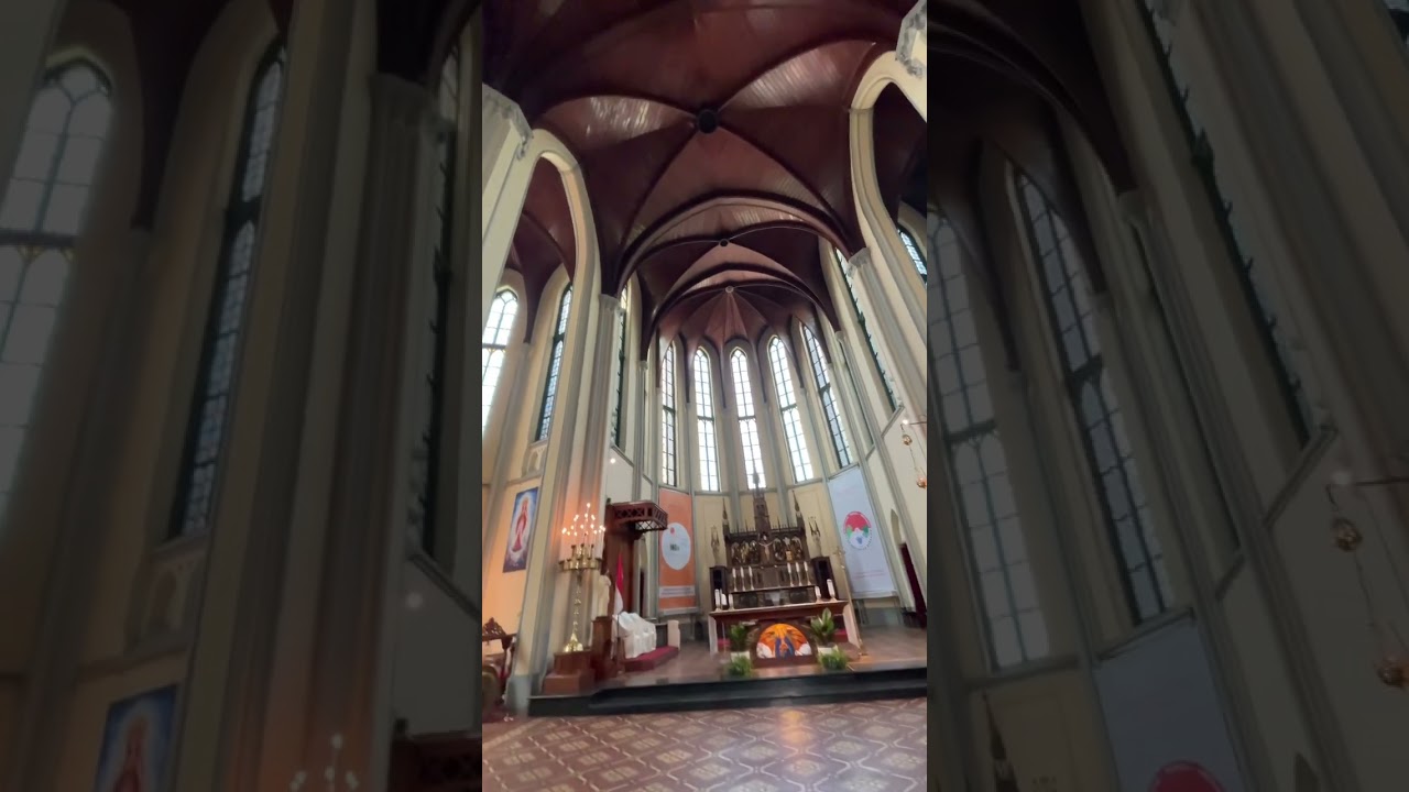 STUNNING Jakarta Cathedral! #jakarta #indonesia #church